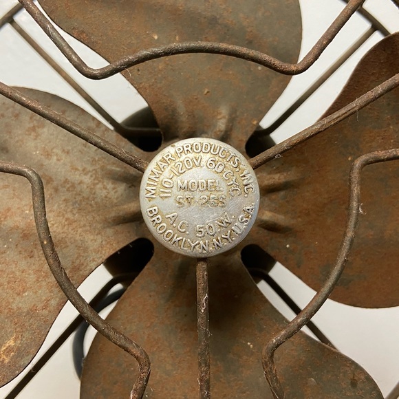 *SOLD* Vintage Mimar Products Inc Model ST-28S Fan - Picture 3 of 10